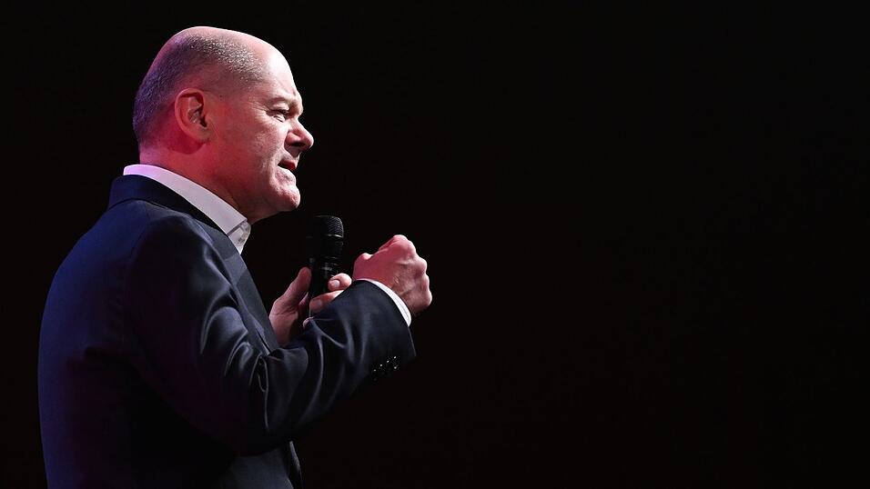 Scholz hofft auf Schub im Wahlkampffinale.