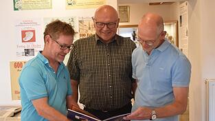 Sie sprachen bei der Hauptversammlung: Stefan Hager, Sebastian Schuder und Klaus Beresowski (von links).