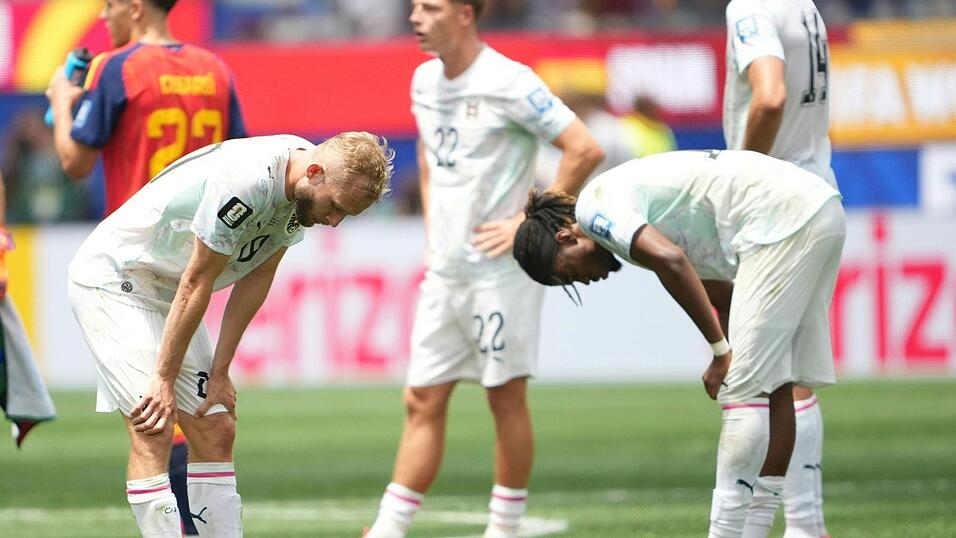 Für Österreich ist der WM-Traum ausgeträumt. Für Österreich ist der WM-Traum ausgeträumt.