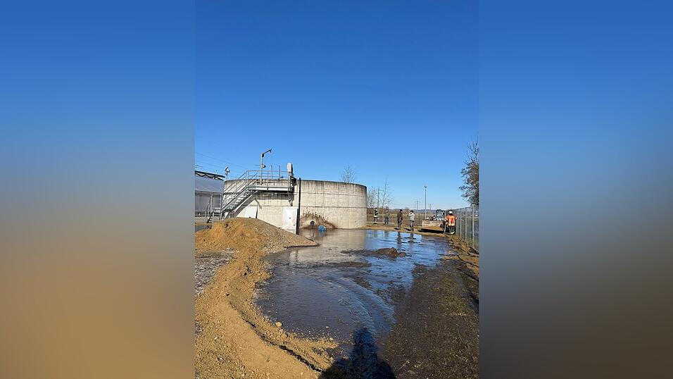 Impressionen vom Einsatz am Samstag in Buch am Erlbach.