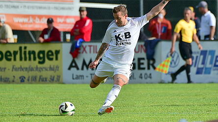 Lams spielender Co-Trainer Christian M&uuml;hlbauer sollte f&uuml;r das finale Match beim Ersten SpVgg Landshut wieder einsatzbereit sein.