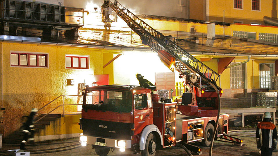 Bei dem Brand in der Irlbacher Schlossbrauerei entstand ein Millionenschaden. Foto: kamera24.tv