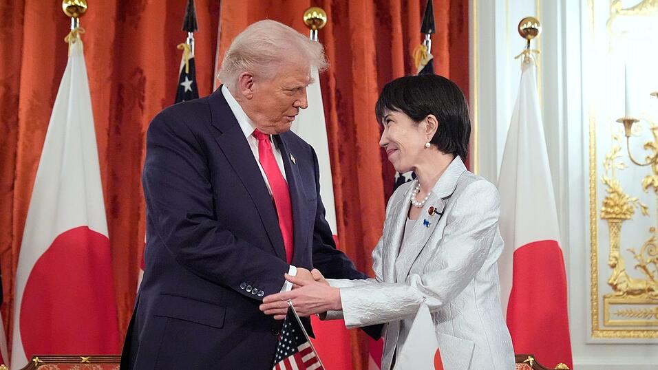 US-Pr&auml;sident Trump und Japans Regierungschefin Takaichi pflegen ein enges Verh&auml;ltnis. (Archivbild)