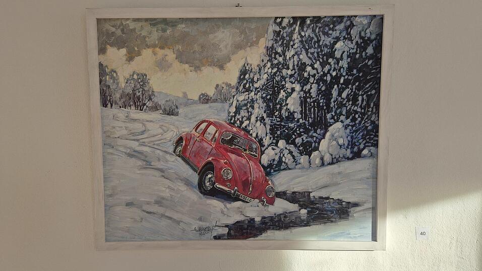 Hans Höcherl: „Roter Käfer im Schnee“ Hans Höcherl: „Roter Käfer im Schnee“