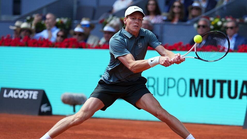 Jannik Sinner sorgt auch in Madrid f&uuml;r Furore.