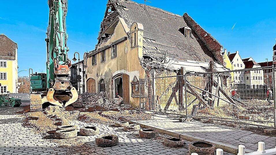 Im Januar 2024 begann der Abriss des Hauses.