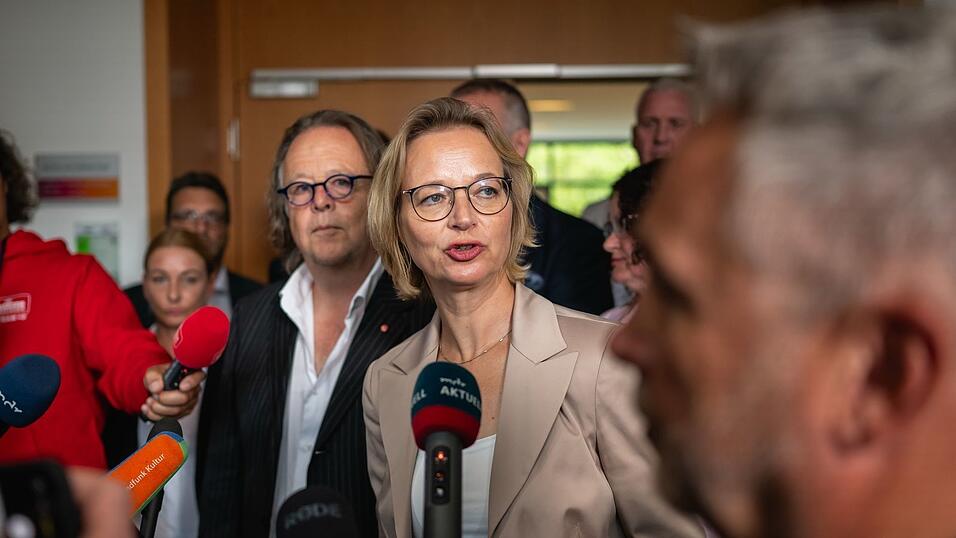 Die Vorsitzende des Landesverbands des BSW, Katja Wolf (M), kritisierte die Berliner Spitze f&uuml;r ihren Kommunikationsstil.