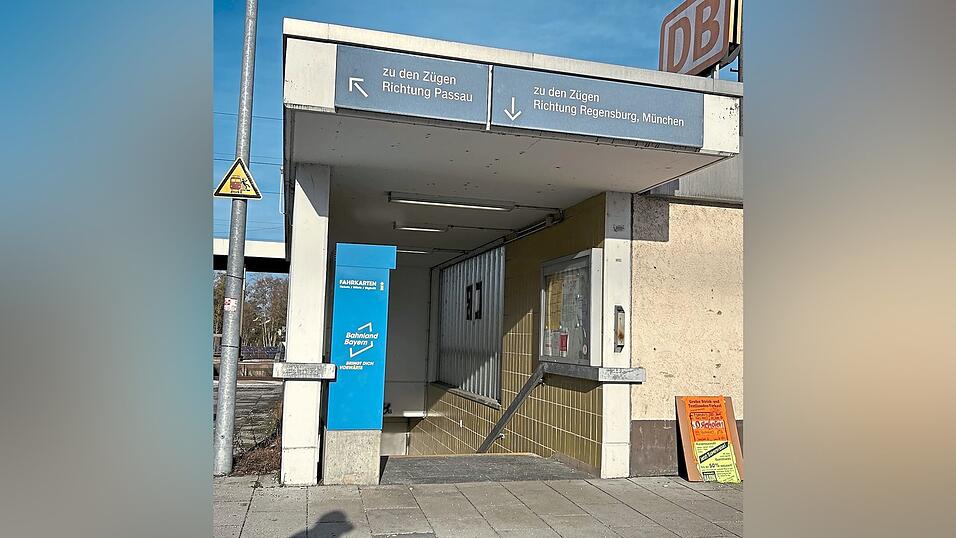 Die Zeiten, in denen Rollstuhlfahrer keine Chance hatten, den Bahnsteig Richtung Plattling zu erreichen, sind nun bald Geschichte.