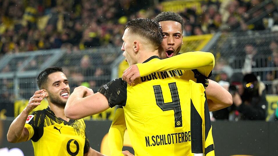 Der BVB hat nach dem Pokal-Aus wieder Grund zum Feiern. Der BVB hat nach dem Pokal-Aus wieder Grund zum Feiern.