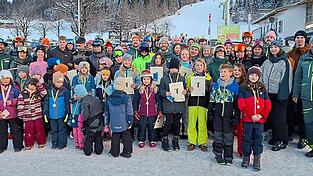 Die Teilnehmer des Skikurses in Westendorf. Die Teilnehmer des Skikurses in Westendorf.