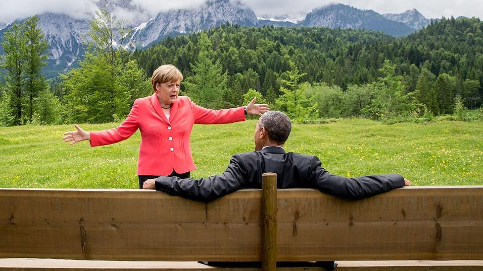 Sind eigentlich Freunde: Ex-Bundeskanzlerin Angela Merkel (CDU) und Ex-US-Präsidenten Obama. (Archivbild) Sind eigentlich Freunde: Ex-Bundeskanzlerin Angela Merkel (CDU) und Ex-US-Präsidenten Obama. (Archivbild)