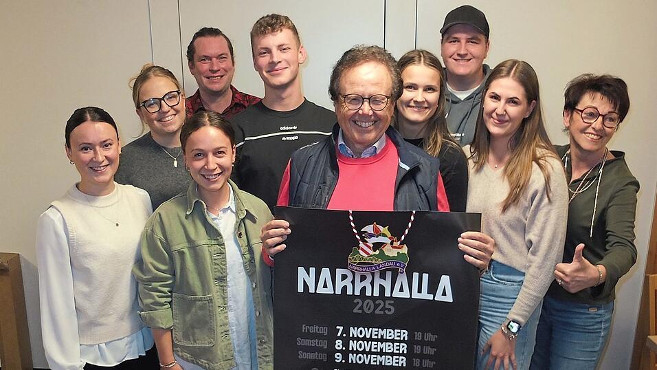 Landaus Vorzeigenarren stehen in den Startlöchern für die diesjährigen Narrhallasitzungen. 