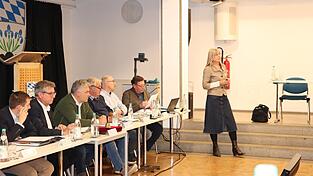 Barbara Hummel stellt dem Stadtrat ihr Verkehrs- und Campuskonzept vor.