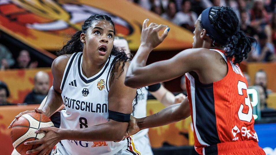 Nyara Sabally zeigte gegen Japan ihren Wert für das deutsche Team. Nyara Sabally zeigte gegen Japan ihren Wert für das deutsche Team.
