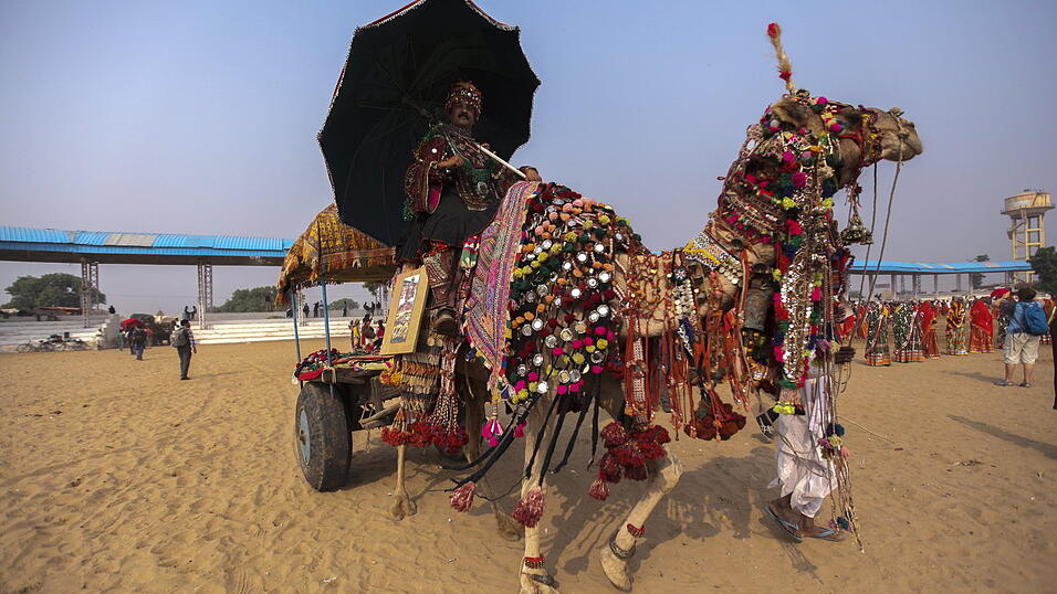Pushkar Camel Fair in Indien. Pushkar Camel Fair in Indien.