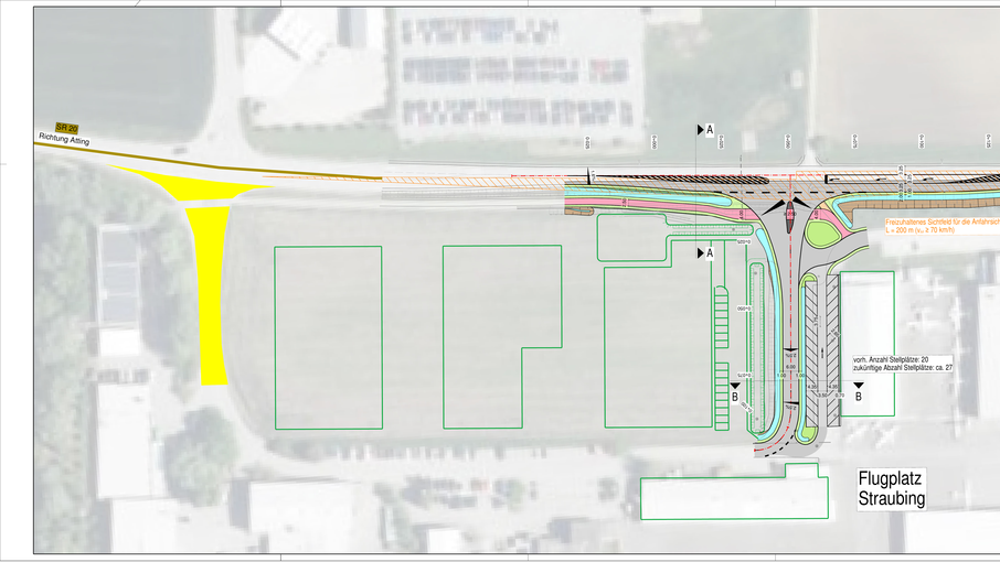 Grünes Licht für neue Abbiegespur am Flugplatz Wallmühle.