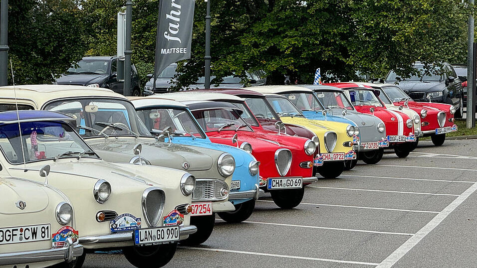Aufgereiht - die Goggomobile, die Fahrzeuge aus der Wirtschaftswunderzeit