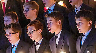 Der Knabenchor der Domspatzen, hier bei einem der letzten Weihnachtskonzerte.