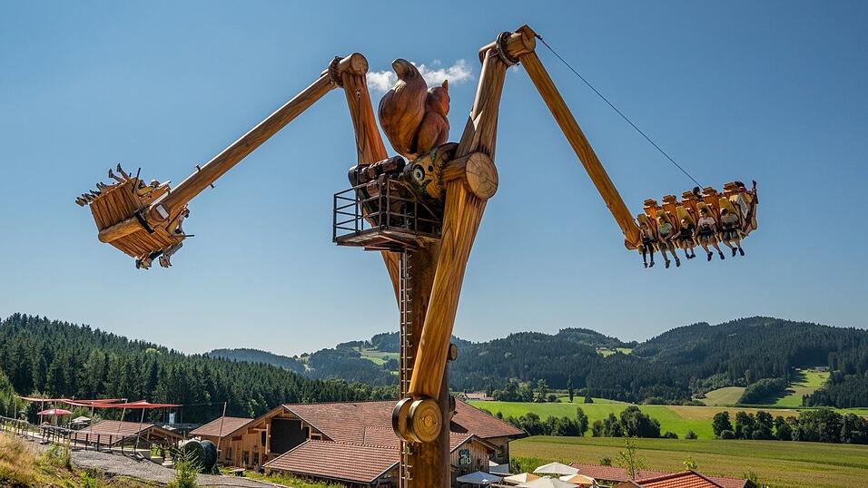 Das Fahrgeschäft 'Superschaukel' Das Fahrgeschäft 'Superschaukel'