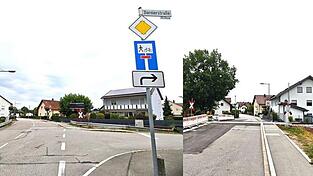 Der Bahn&uuml;bergang an der Dornierstra&szlig;e (links) ist von 27. August bis voraussichtlich 16. Oktober gesperrt. Hier entsteht vom &Uuml;bergang bis zur Aufbaustra&szlig;e eine Einbahnstra&szlig;e. W&auml;hrend der Arbeiten ist daf&uuml;r der &Uuml;bergang an der Ittlinger Hauptstra&szlig;e (rechts) wieder f&uuml;r den Verkehr freigegeben.