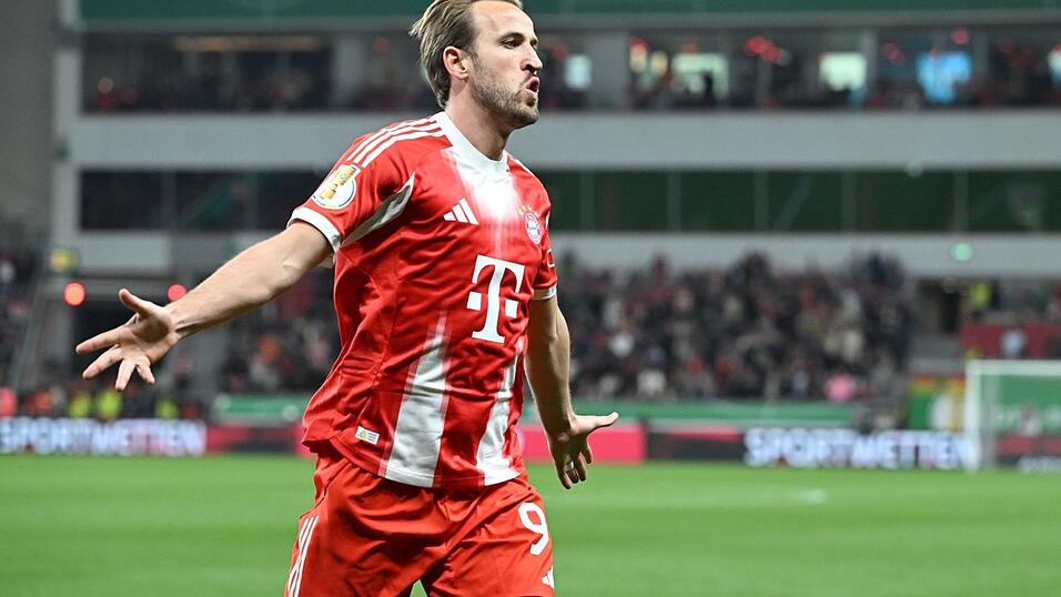 Typisches Bayern-Bild: Harry Kane beim Torjubel. (Archivbild)