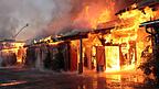In der Westernstadt Pullman City ist am Sonntagmorgen ein Großbrand ausgebrochen. 