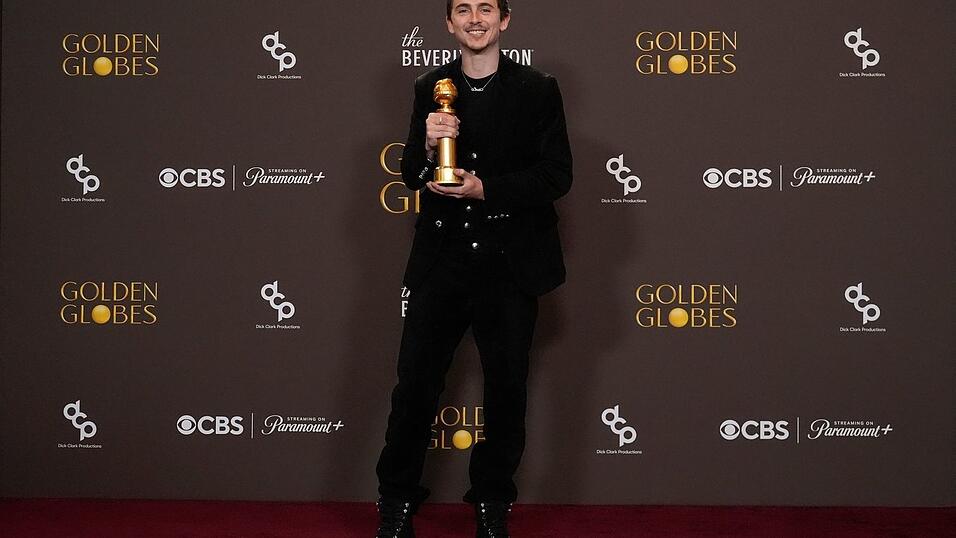 Timoth&eacute;e Chalamet bekam seinen ersten Golden Globe.
