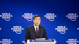China hatte seinen Vize-Ministerpr&auml;sidenten zu dem j&auml;hrlichen Treffen in Davos geschickt.