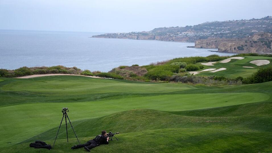 US-Pr&auml;sident Donald Trump hatte seinen Golfplatz im Gro&szlig;raum Los Angeles auch bereits w&auml;hrend des Wahlkampfs 2024 f&uuml;r einen Auftritt genutzt. (Archivbild)