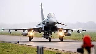 Der Eurofighter wurde gemeinsam von Deutschland, Großbritannien, Spanien und Italien entwickelt. (Symbolfoto)