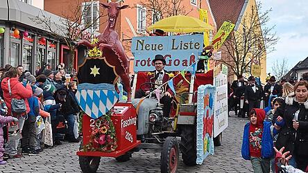 Die Rote Goa&szlig; betrieb Wahlkampf.