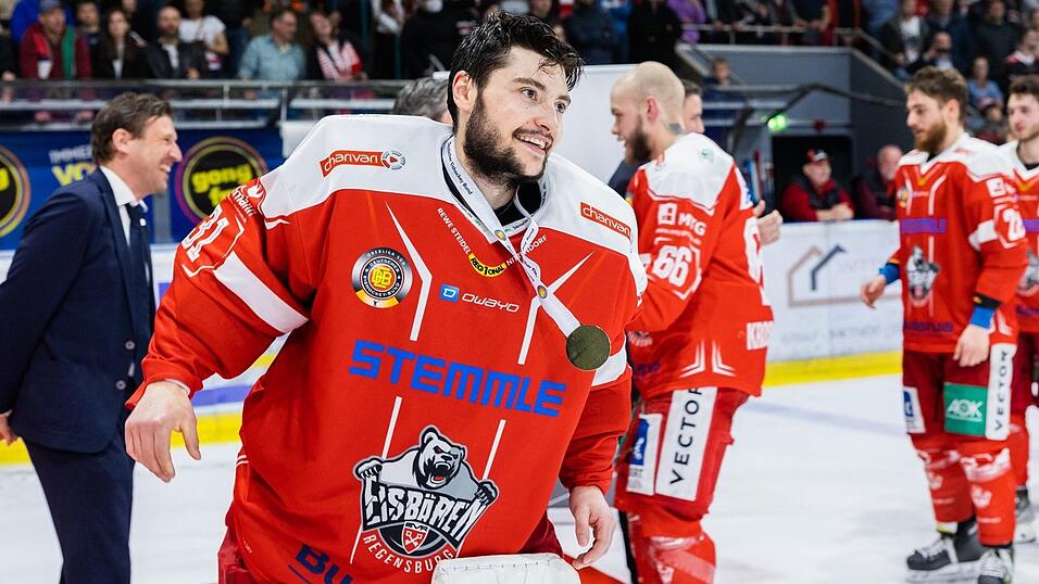 Goalie Patrick Berger muss die Eisbären Regensburg verlassen. (Archivfoto) Goalie Patrick Berger muss die Eisbären Regensburg verlassen. (Archivfoto)
