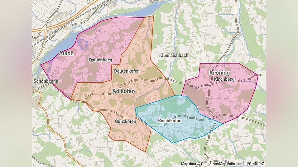 Die Pfarreien Auloh, Adlkofen, Kirchberg und Reichlkofen werden zu einer Pfarreiengemeinschaft zusammengefasst. Die Pfarreien Auloh, Adlkofen, Kirchberg und Reichlkofen werden zu einer Pfarreiengemeinschaft zusammengefasst.