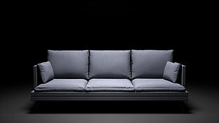 Eine Couch wie diese war für Julius viele Monate lang sein Zuhause. Sie stand in der Wohnung eines Arbeitskollegen. Eine Couch wie diese war für Julius viele Monate lang sein Zuhause. Sie stand in der Wohnung eines Arbeitskollegen.