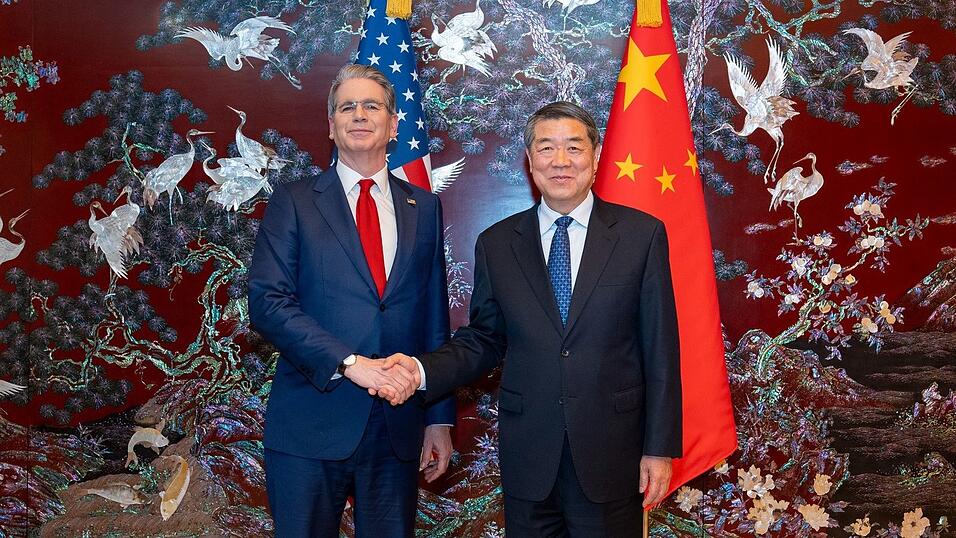 US-Finanzminister Bessent will am Wochenende Chinas Vizepremier He treffen. (Archivbild) US-Finanzminister Bessent will am Wochenende Chinas Vizepremier He treffen. (Archivbild)