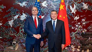 US-Finanzminister Bessent will am Wochenende Chinas Vizepremier He treffen. (Archivbild)