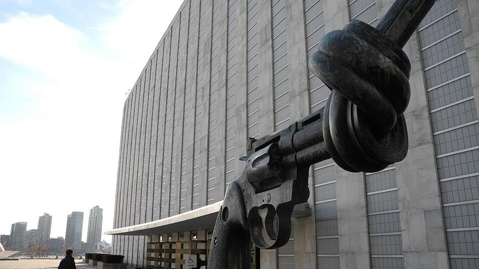 UN-Hauptquartier in New York: Steinmeier ist ein strikter Verfechter des V&ouml;lkerrechts und der Regeln der UN-Charta