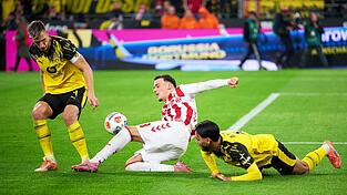 Said El Mala (M) stellte die BVB-Defensive immer wieder vor Probleme. Said El Mala (M) stellte die BVB-Defensive immer wieder vor Probleme.