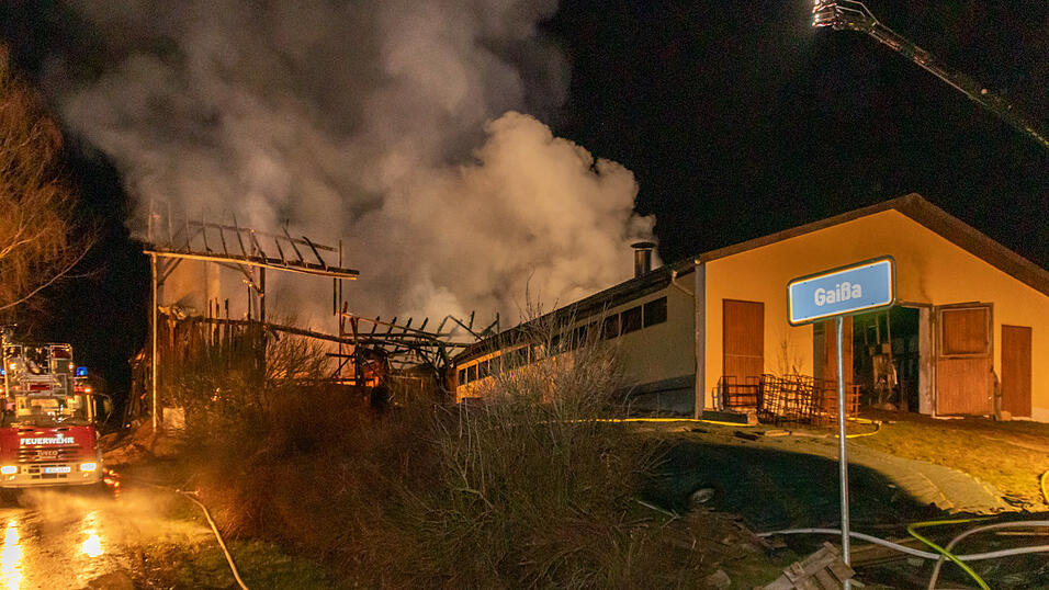 Mehrere Rinder sind bei einem Brand auf einem Bauernhof im Landkreis Deggendorf ums Leben gekommen.