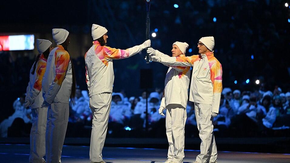 Das olympische Feuer ist entz&uuml;ndet.