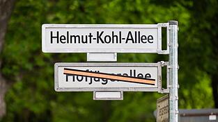 In Berlin tr&auml;gt eine Allee nun den Namen von Helmut Kohl.