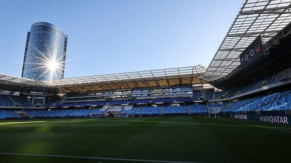 Hier wird gespielt: Blick ins Nationalstadion in Bratislava.