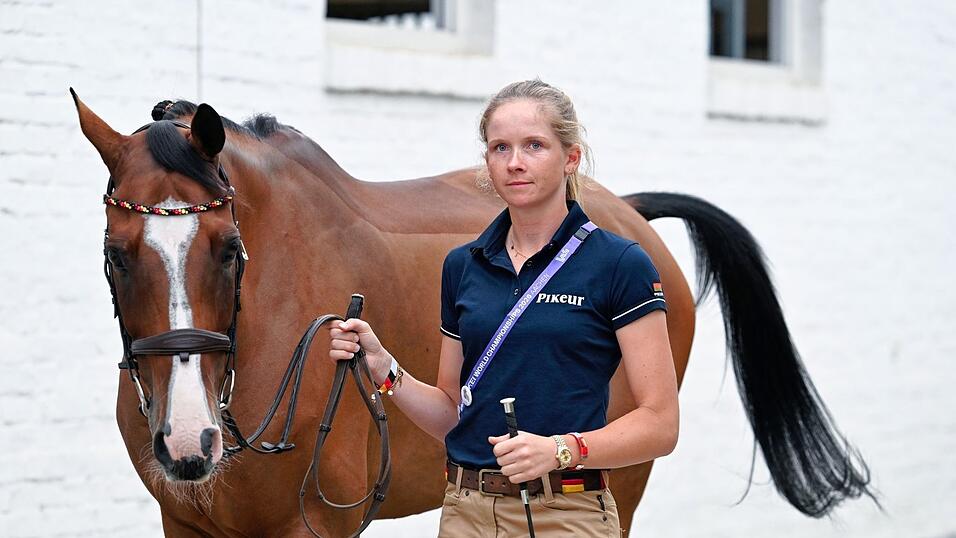 Sophie Hinners reitet in Aachen ihre erste WM. Sophie Hinners reitet in Aachen ihre erste WM.