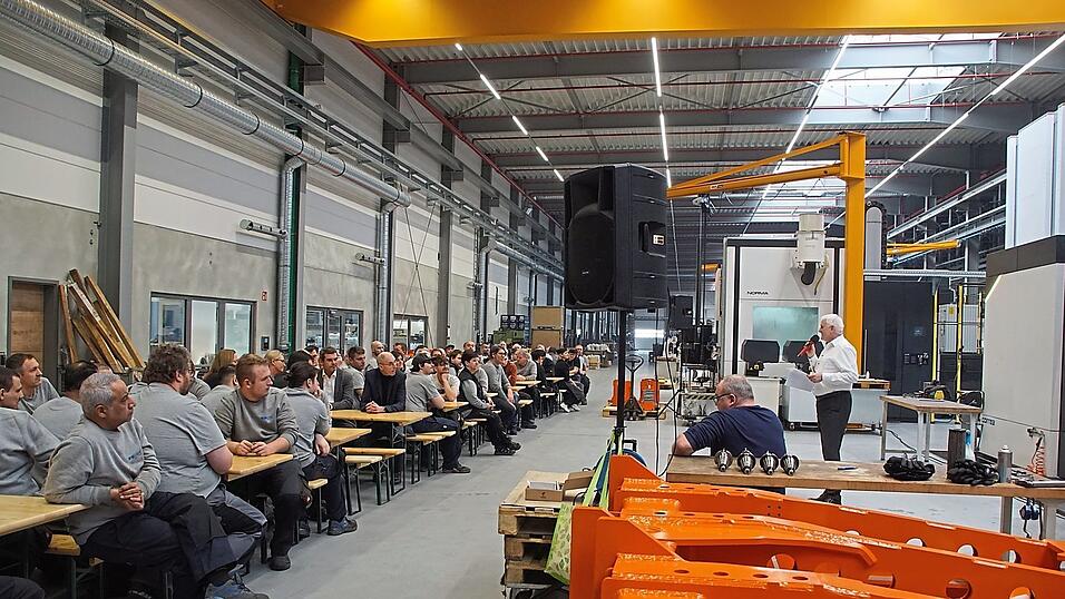 Bei der Betriebsversammlung am Freitagvormittag hatte Gesch&auml;ftsf&uuml;hrer Christian Sander Wegweisendes zu verk&uuml;nden.