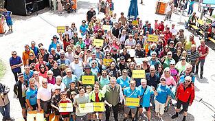Viele Gemeinden aus dem Landkreis haben an der Aktion teilgenommen, deren Ziel das Bierfestival in Attenkirchen war.
