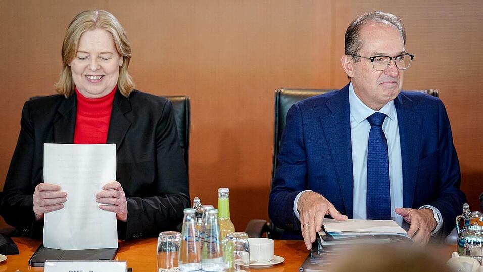 Die verantwortlichen Minister für den Aktuinsplan: Bas und Dobrindt. Die verantwortlichen Minister für den Aktuinsplan: Bas und Dobrindt.
