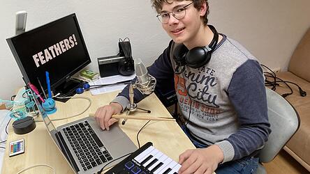 Levin Atzenbeck aus Wildenberg hat mit seiner Musik schon einige Preise gewonnen.