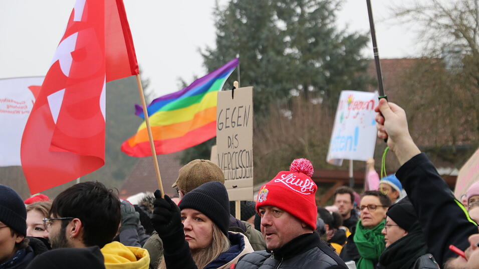 Eindrücke von der Gegendemonstration. Eindrücke von der Gegendemonstration.