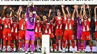 Starten die Bayern wie im vergangenen Jahr nach dem Supercup-Gewinn gegen den VfB Stuttgart wieder mit einem Titel in die Saison. (Archivbild) Starten die Bayern wie im vergangenen Jahr nach dem Supercup-Gewinn gegen den VfB Stuttgart wieder mit einem Titel in die Saison. (Archivbild)