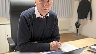 Robert Ruber in seinem Amtszimmer im Rathaus.